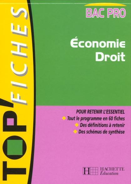 Economie droit bac pro