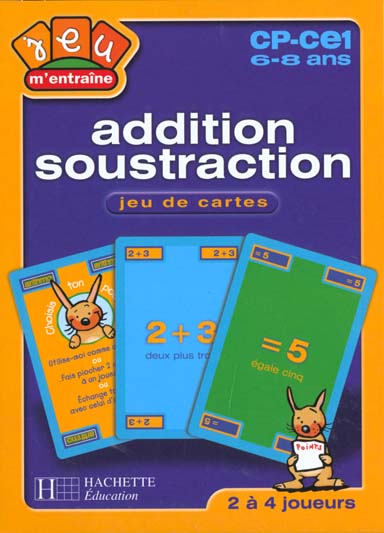 Jeu m'entraine addition et soustraction cp-ce1