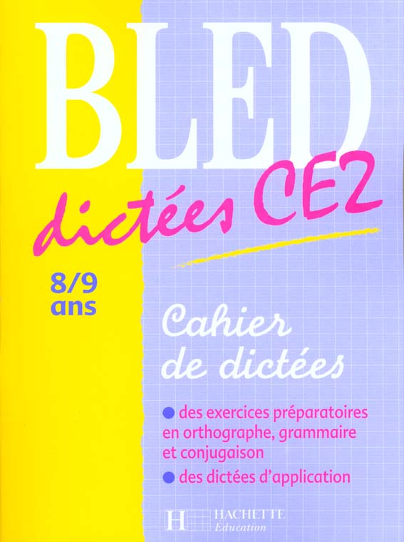 CAHIERS BLED DICTEES