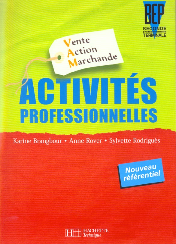 Activites professionelles bep vam