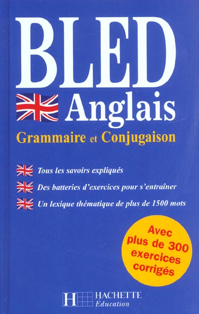 Bled ; anglais ; grammaire et conjugaison