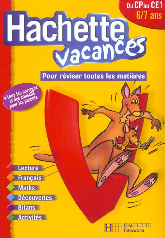 HACHETTE VACANCES : du CP au CE1