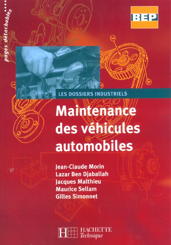 Maintenance vehicules automobiles ; 2e terminale ; livre de l'eleve