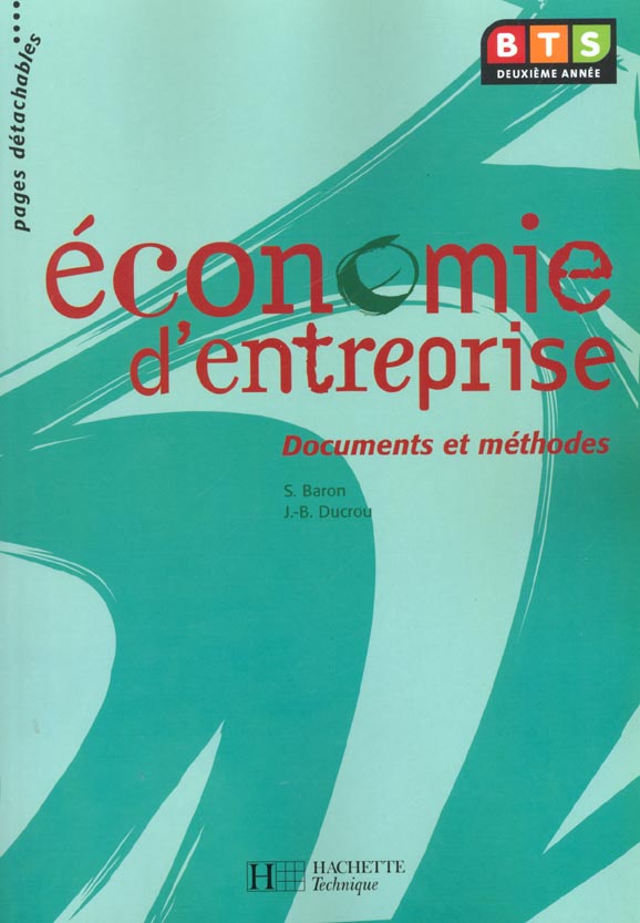 Economie d'entreprise 2e annee bts