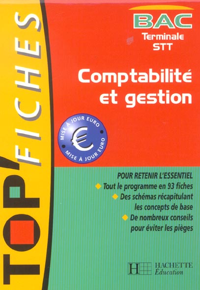 Comptabilite et gestion ; bac stt