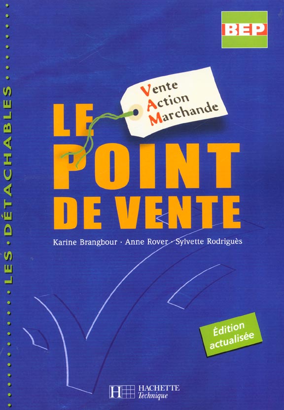 Point de vente bep ; livre de l'eleve