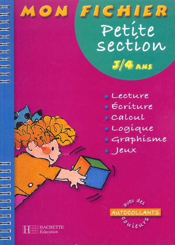 Mon fichier petite section de maternelle