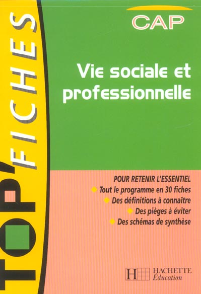 VIE SOCIALE ET PROFESSIONNELLE
