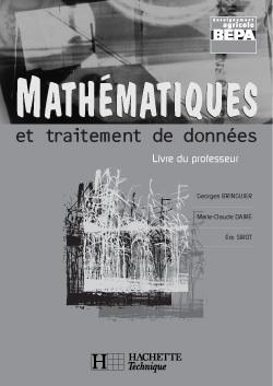 Maths et traitement donnees bep agricole - professeur