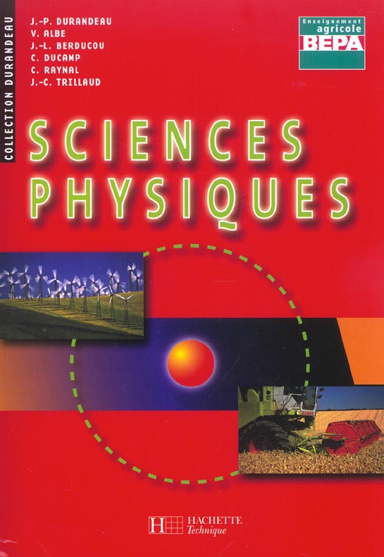 Sciences physiques 2de et term. bepa - livre eleve - ed.2003