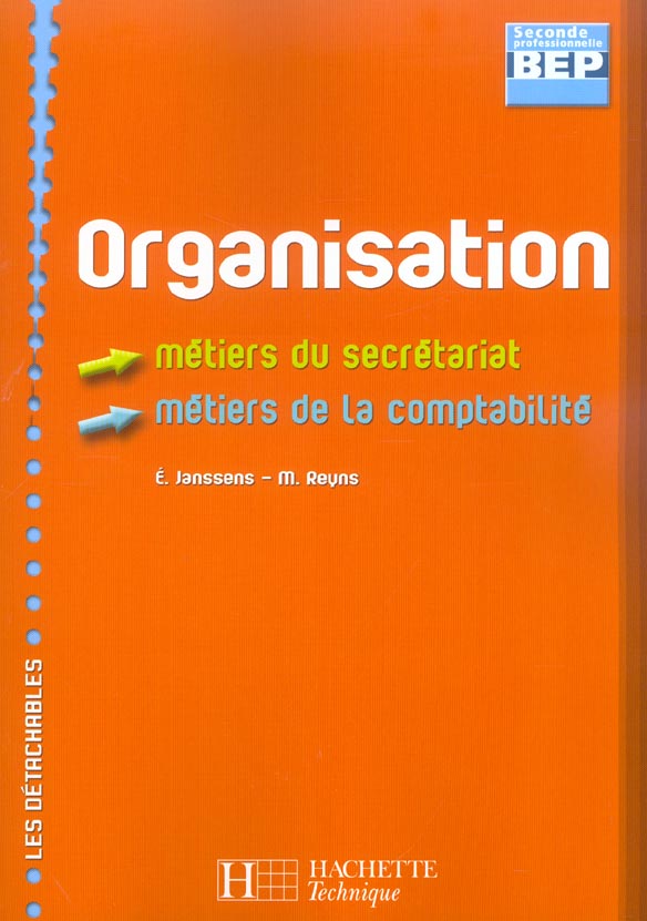 Organisation ; 2e professionnelle ; eleve