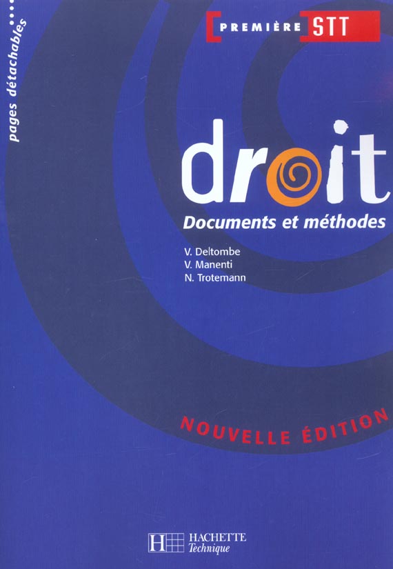 Droit ; 1e stt