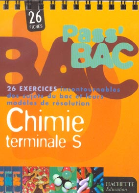 Pass bac ; chimie ; terminale s