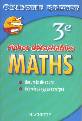 Objectif brevet : fiches detachables