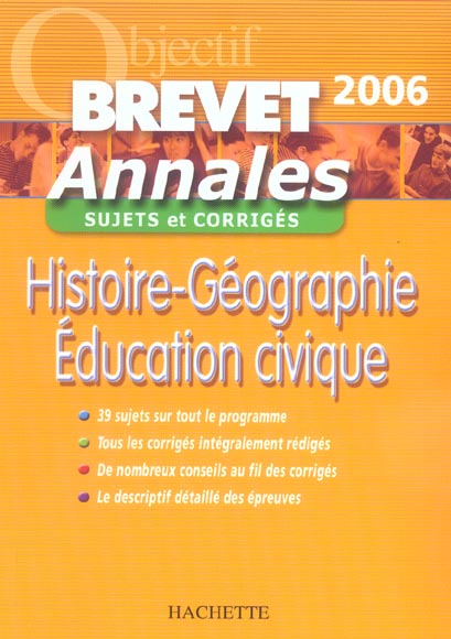 Objectif brevet : annales du brevet corrigées