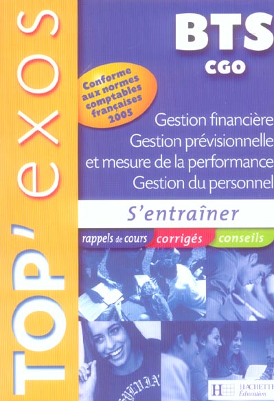 Gestion fin., gestion previs. et mesure de la perf.