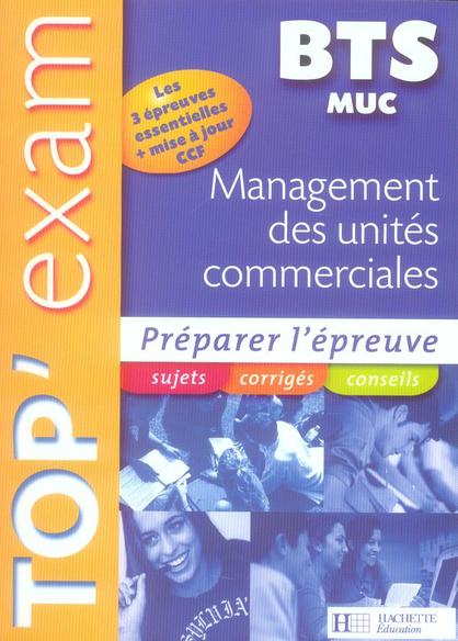 TOP'EXAM : management des unites commerciales