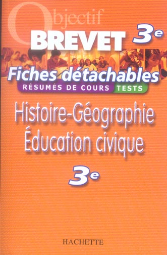 Objectif brevet : FICHES DETACHABLES