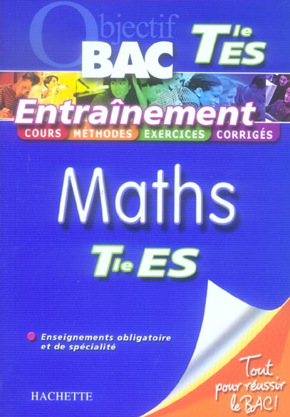 Objectif bac : maths ; terminale ES ; entraînement