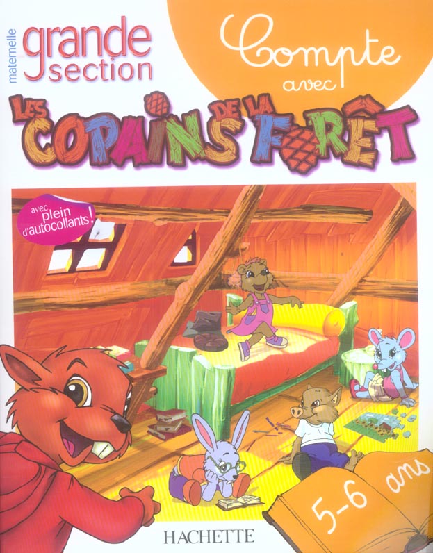 Compte avec les copains de la foret ; grande section