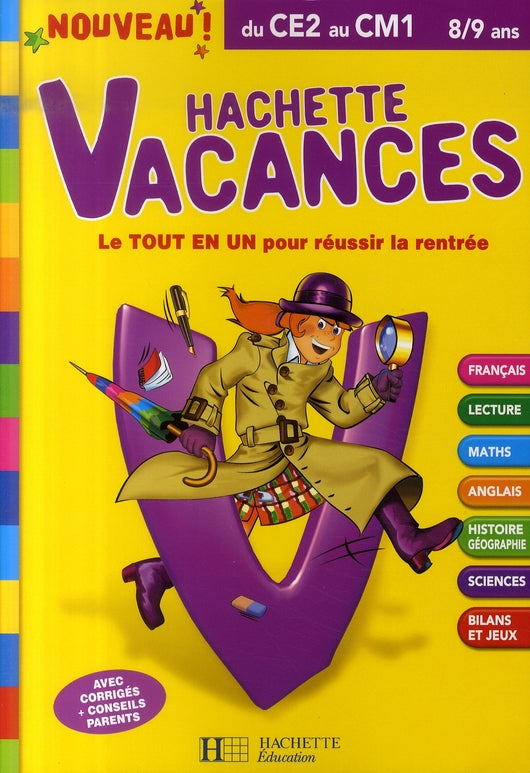 HACHETTE VACANCES : du CE2 au CM1 ; 8/9 ans