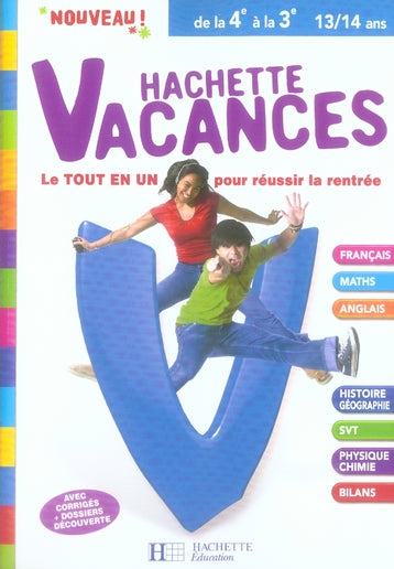 HACHETTE VACANCES : de la 4ème à la 3ème