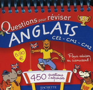 Questions pour réviser ; anglais ; CE2-CM1-CM2