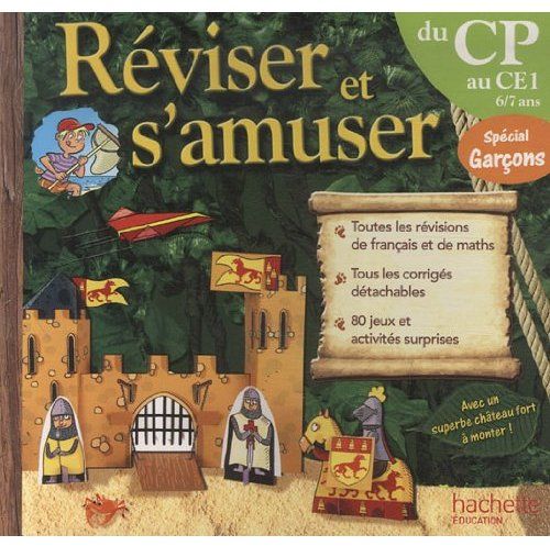 Réviser et s'amuser ; du CP au CE1 ; spécial garçons