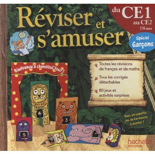 Réviser et s'amuser ; du CE1 au CE2 ; spécial garçons