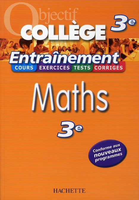 Entraînement maths ; 3ème