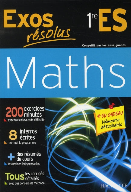 Exos résolus : mathématiques ; 1ère ES