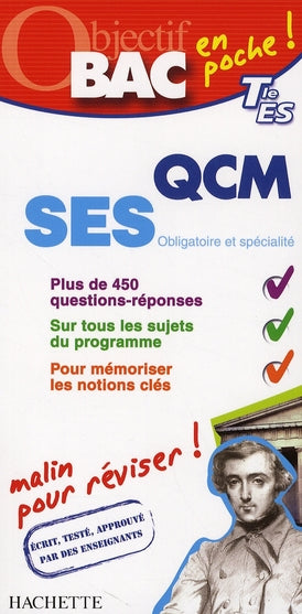 Objectif bac : QCM ; sciences économiques et sociales ; terminale ES