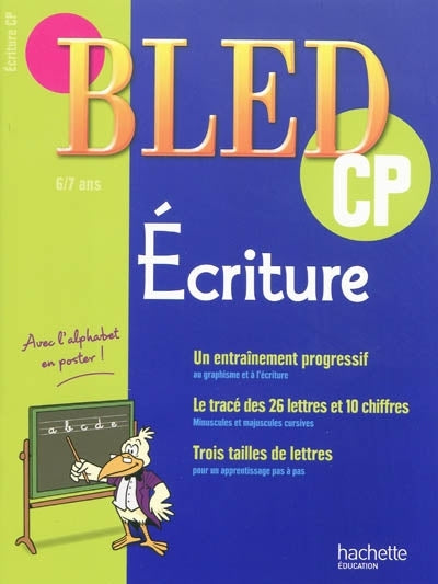 CAHIERS BLED : écriture ; CP