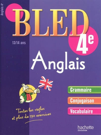 CAHIERS BLED : anglais ; 4ème