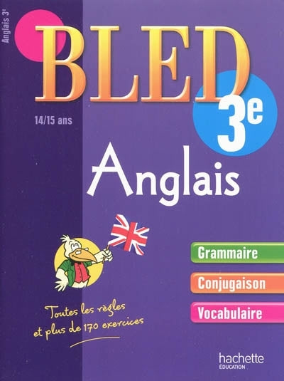 CAHIERS BLED : anglais ; 3ème