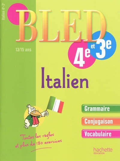 CAHIERS BLED : italien ; 4ème/3ème