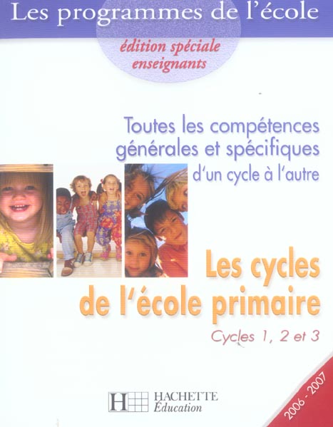 Les cycles de l'ecole primaire