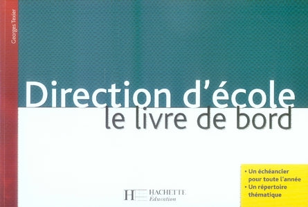 Direction d'école, le livre de bord