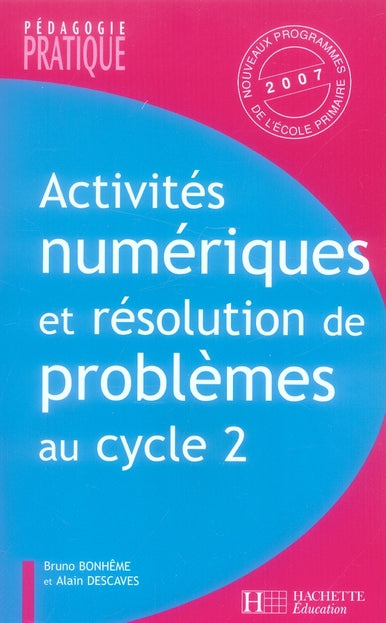 Activités numériques et résolution de problèmes au cycle 2