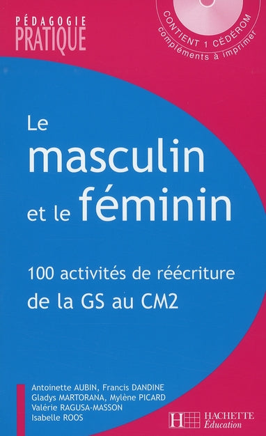 Le masculin et le féminin ; 100 activités de réécriture de la grande section au CM2