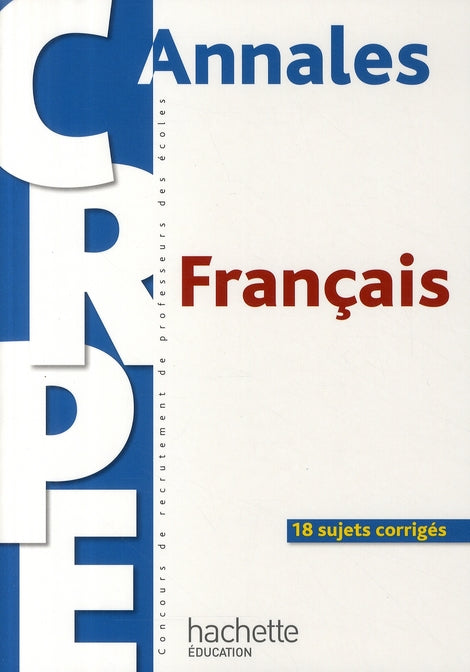 Annales de français pour le CRPE