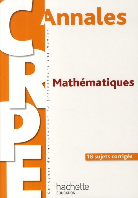 Annales de maths pour le CRPE