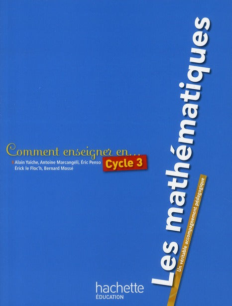 Cycle 3 ; les mathématiques