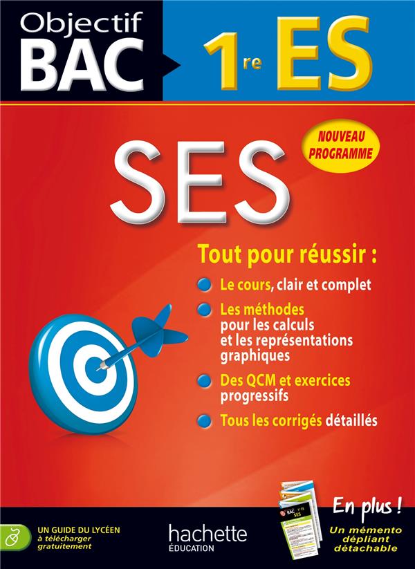 Objectif bac : ses ; 1ère ES