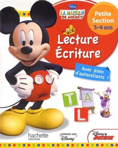 Mickey ; lecture-écriture ; petite section ; 3/4 ans