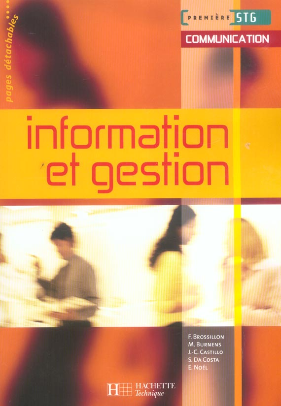 INFORMATION ET GESTION ; STG ; COMMUNICATION
