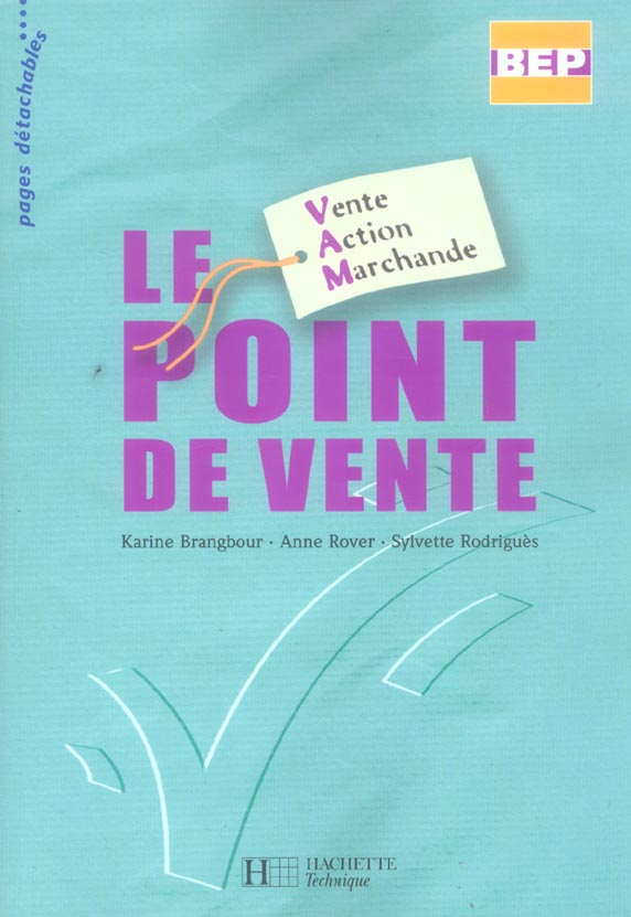 Le point de vente bep vam - livre eleve - ed.2006