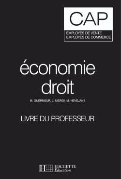 Economie droit cap - livre professeur