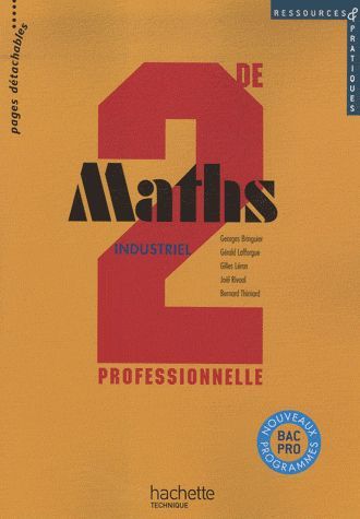 Mathématiques ; 2nde pro industriel ; cahier d'activités