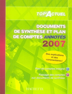 Top'actuel : documents de synthèse et plan de comptes annotés 2007